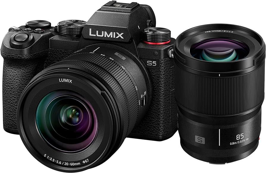 Panasonic LUMIX S5 Full Frame Mirrorless Camera, 4K 60P Video Recording with S 20-60mm F3.5-5.6 L... | Amazon (US)