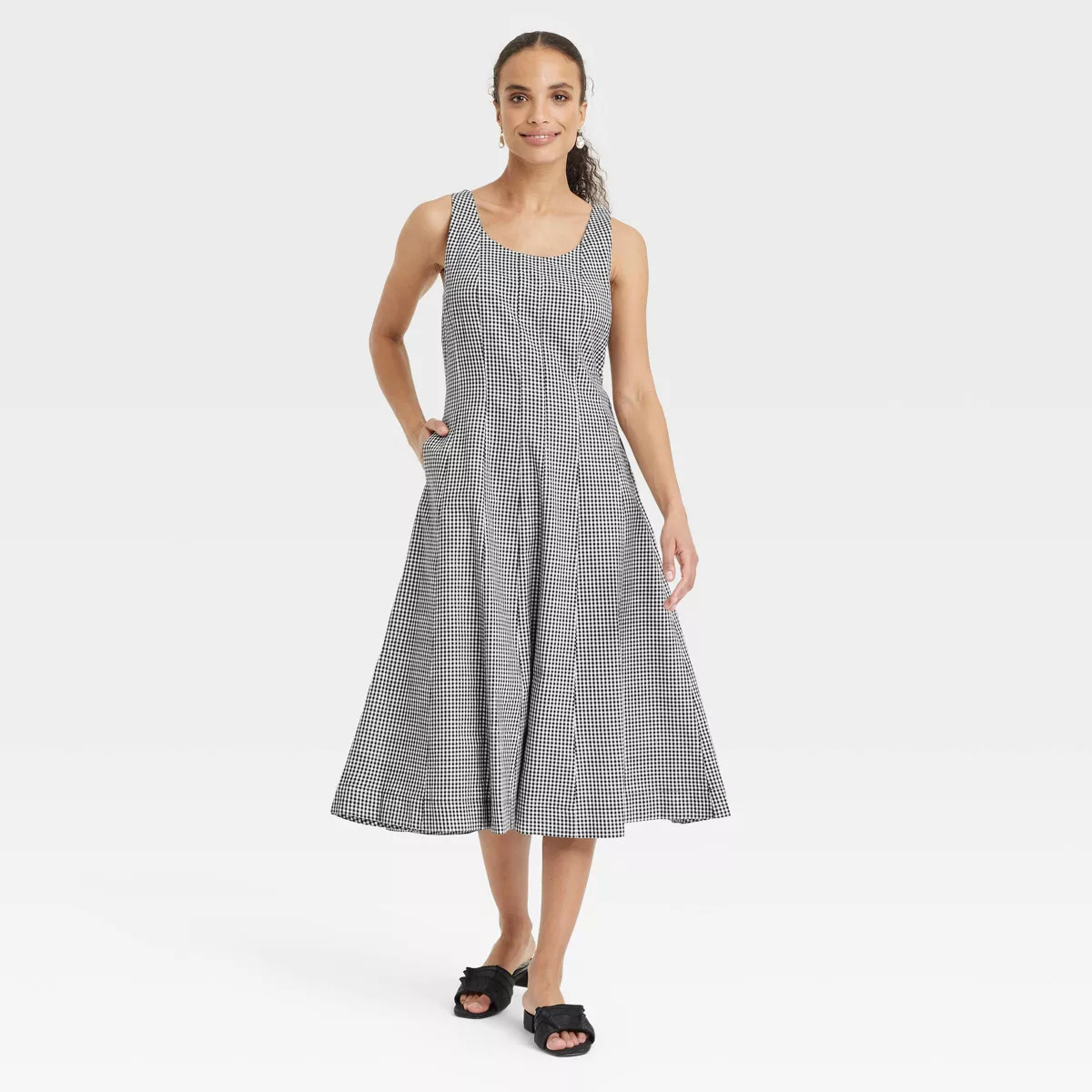 Women's Corset Midi A-Line Dress - A New Day™ | Target