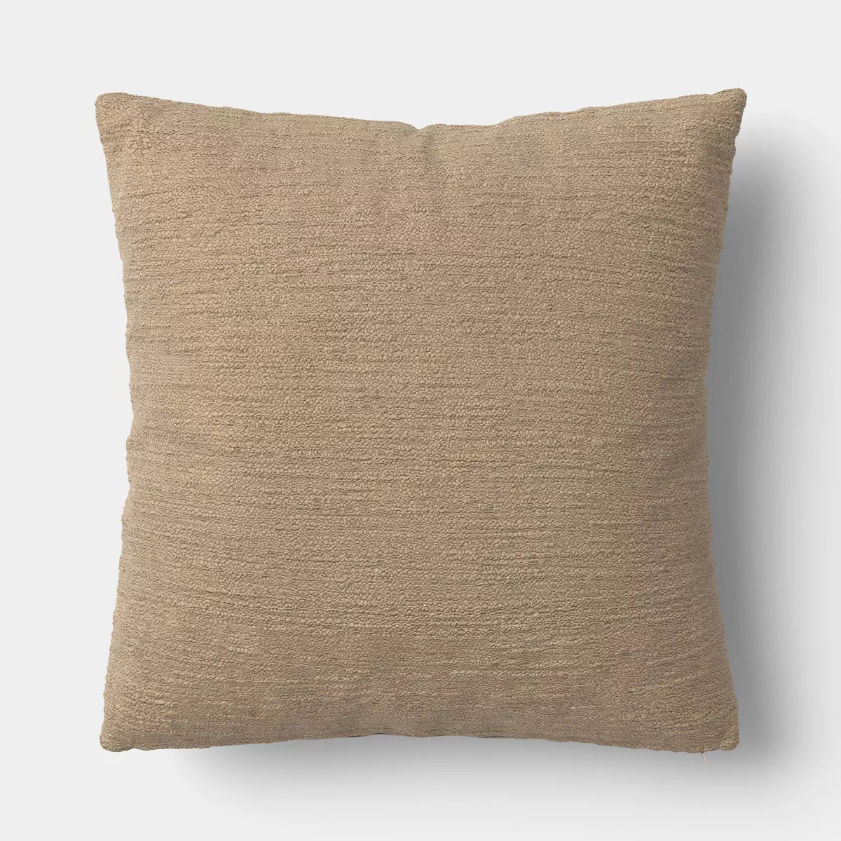 Oversized Square Textured Cotton Pillow with Linen Reverse Neutral - Threshold\u2122 | Target
