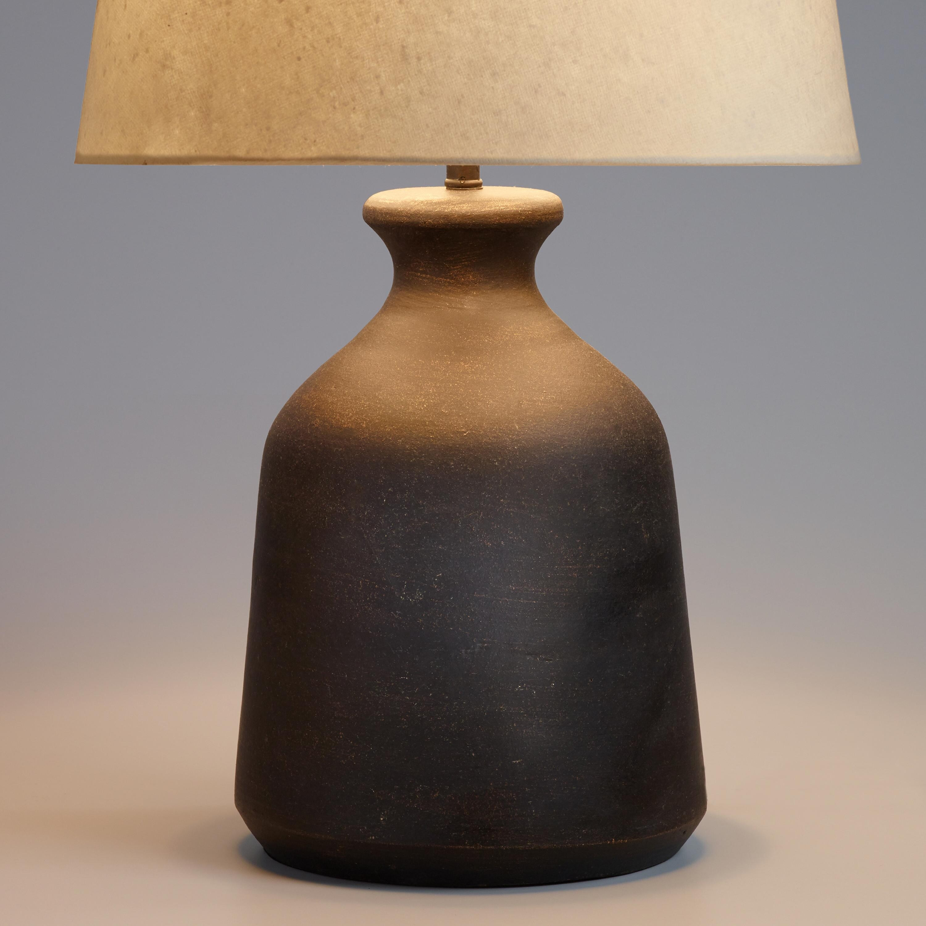 Black Terracotta Table Lamp Base | World Market
