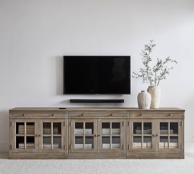 Livingston 105&quot; Media Console | Pottery Barn (US)