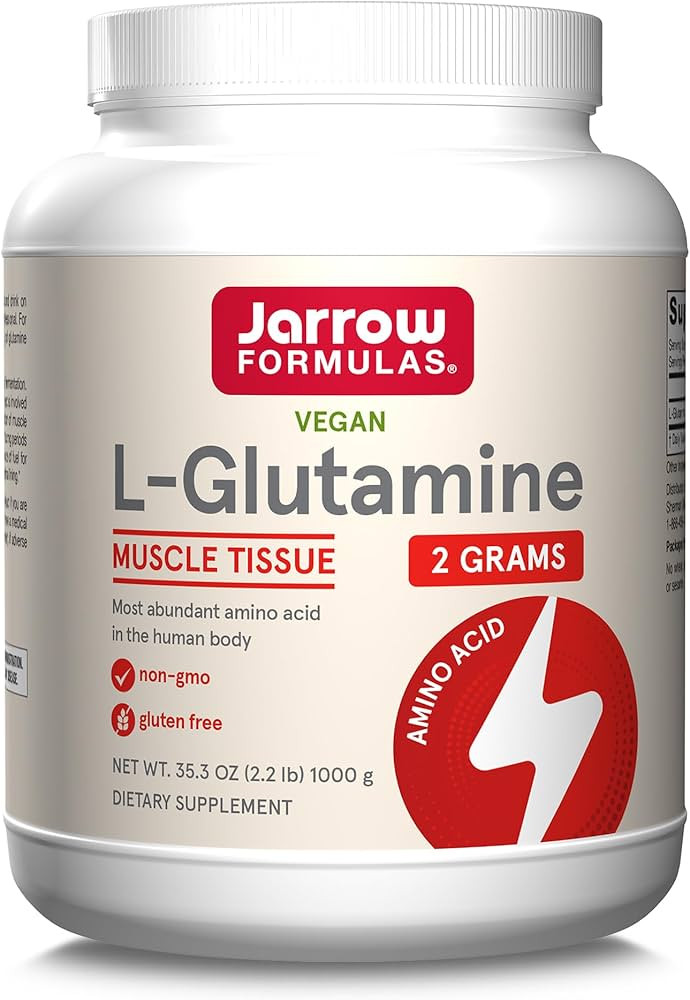 Jarrow Formulas L-Glutamine 2 g, Dietary Supplement for Muscle Tissue, Multifunctional Amino Acid... | Amazon (US)