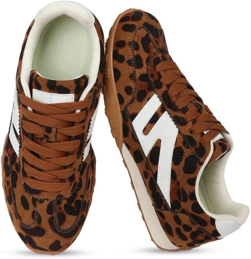 Sneakers for Women Retro Fashion Trendy Sneakers with Foam Insole Casual Shoes for Walking Tennis... | Amazon (US)