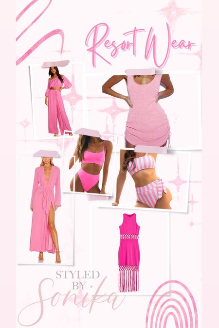 Resort wear
Vacation Outfits
Pink 

#LTKsalealert #LTKtravel #LTKunder50