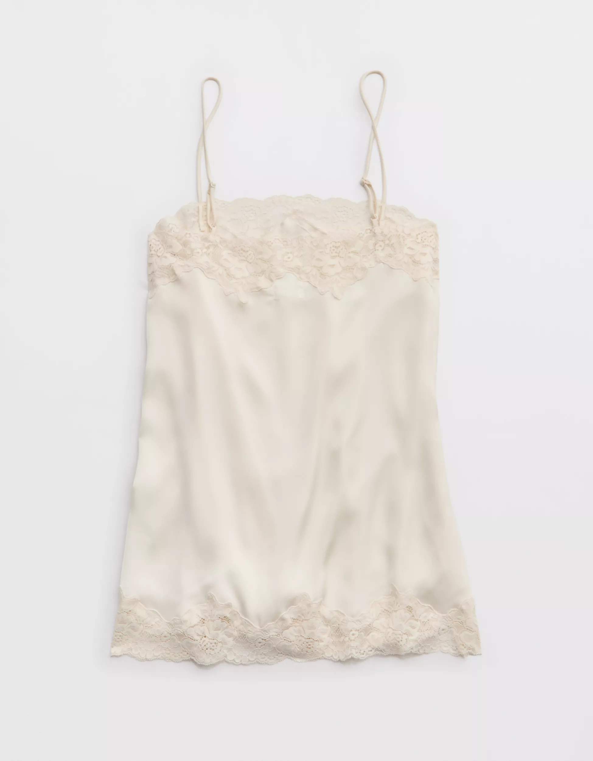 OVERSLEPT by Aerie Liquid Satin Tunic Tank | American Eagle Outfitters (US & CA)