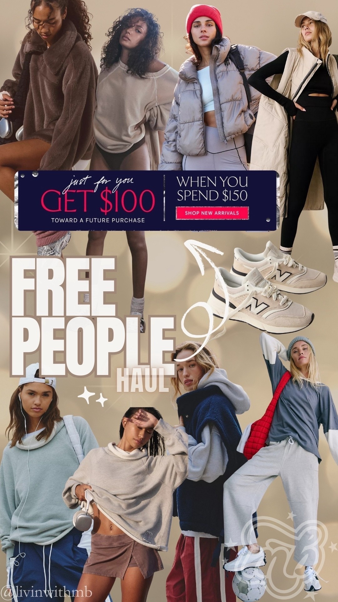 My recent Free People haul!

PLUS when you spend $150 you will receive a $100 gift card towards a future purchase! 🙌🏼

#LTKGiftGuide #LTKSaleAlert #LTKHoliday