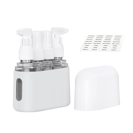 Travel Bottles, Leak Proof Containers For Toiletries TSA Approved Airplane Accessories Kits For L... | Amazon (US)
