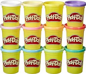 Play-Doh Bulk Spring Colors 12-Pack of Non-Toxic Modeling Compound, 4-Ounce Cans | Amazon (US)