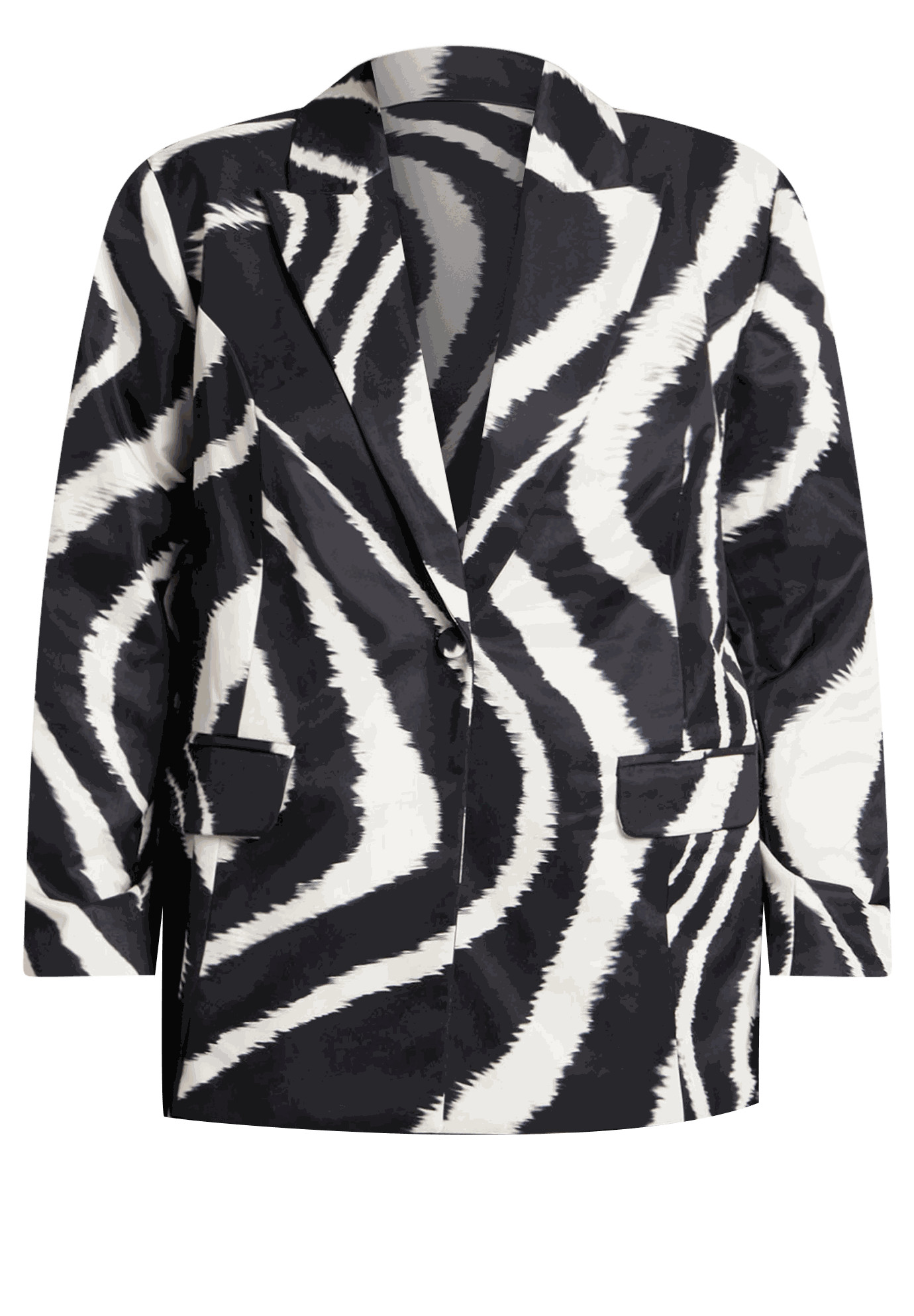 Oversized Printed Blazer | Eloquii