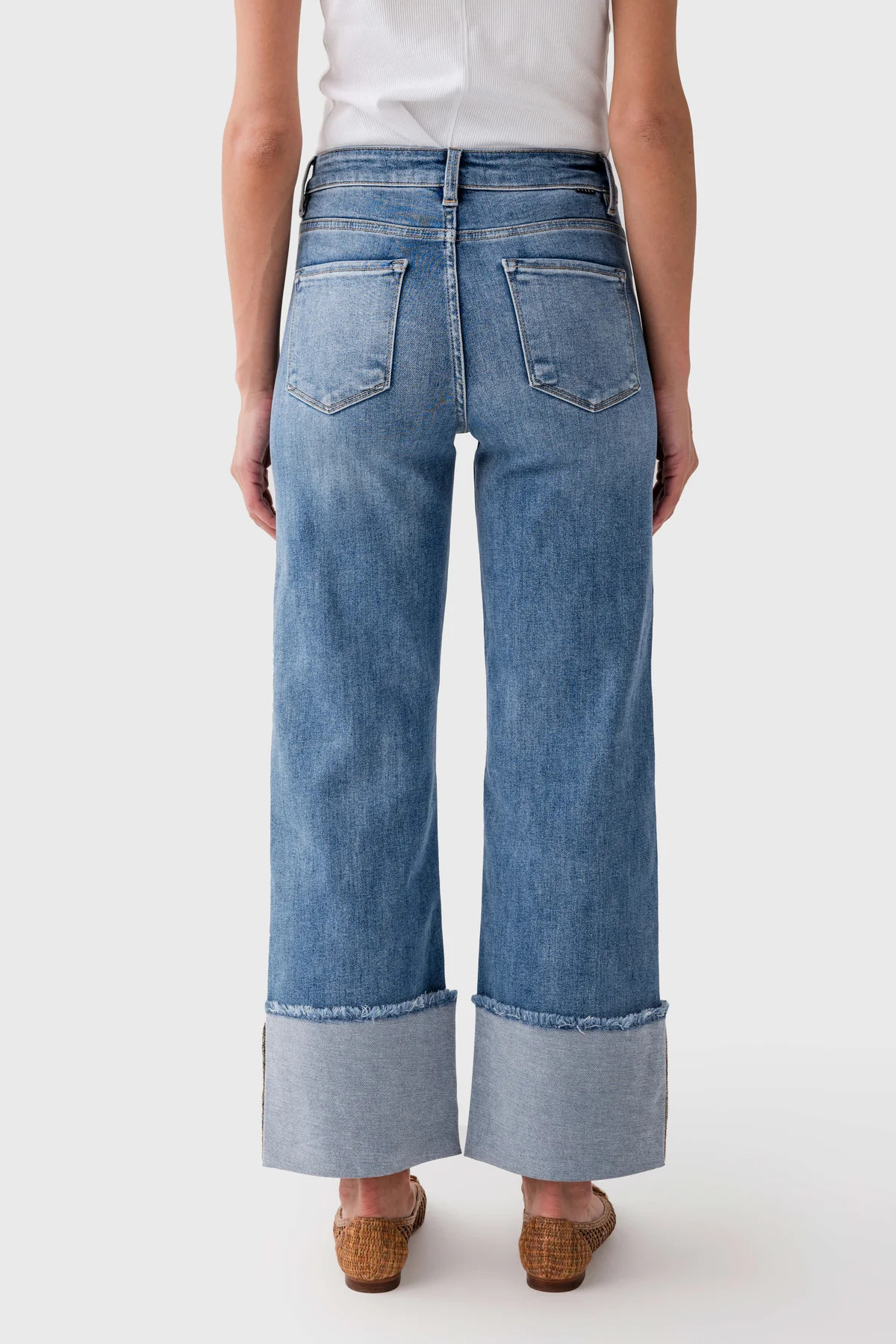Risen Scottie Large Cuffed Jeans | Social Threads