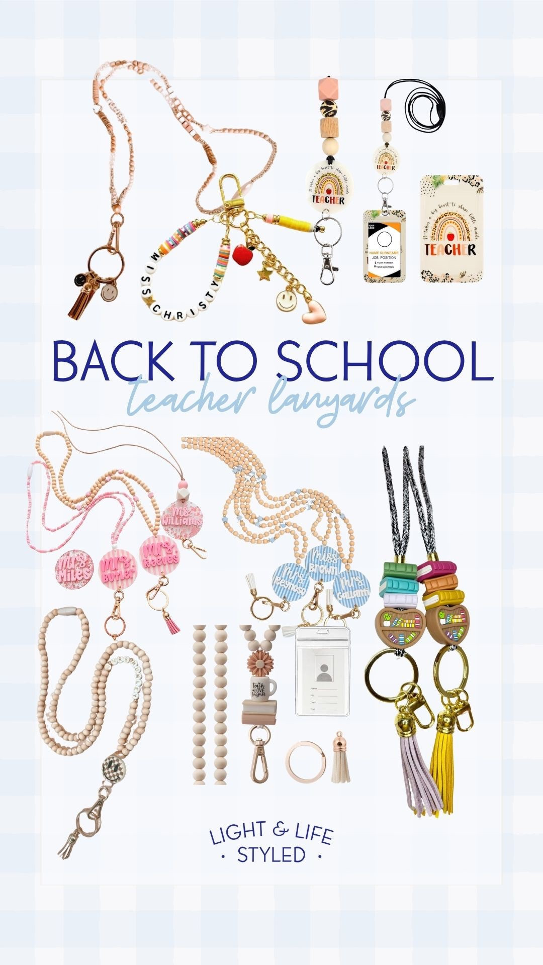 Summer officially started a few weeks ago, but back to school prep starts right after the Fourth of July, it seems. These are some of the cutest lanyards for keeping your essentials close when class is back in session. Many of these can be personalized and are breakaway lanyards (or have that as an option). 
Back to school, teaching essentials

#LTKOver40 #LTKSeasonal #LTKWorkwear