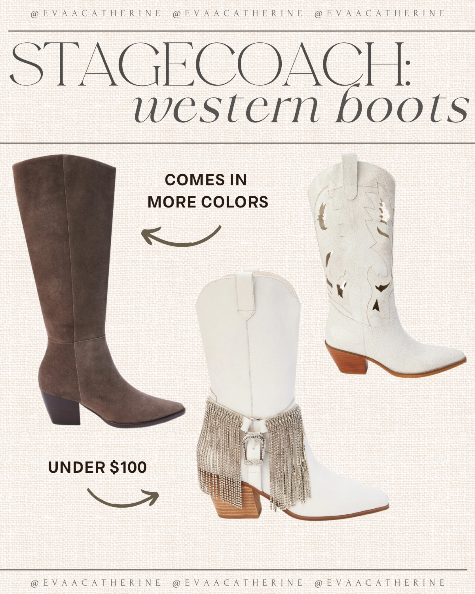 It's festival season! Sharing my favorite boots for Coachella and Stagecoach 😍

#LTKfindsunder100 #LTKSeasonal #LTKshoecrush