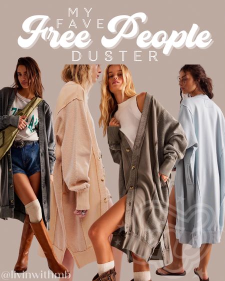 My new favorite duster cardigan from Free People 🤩

#LTKSeasonal #LTKover40 #LTKstyletip