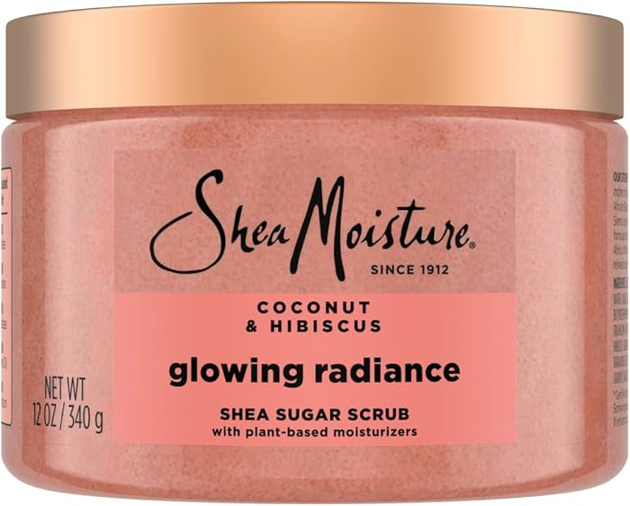 SheaMoisture Shea Sugar Body Scrub For Glowing Radiance Coconut Hibiscus Glowing Radiance Body Sc... | Amazon (US)