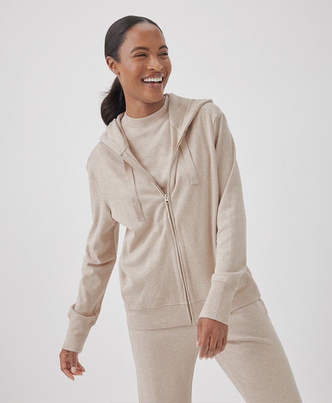 Women’s Airplane Zip Hoodie made with Organic Cotton | Pact | Pact Apparel