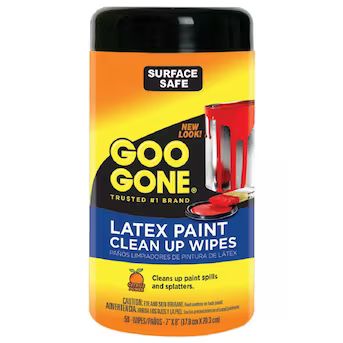 Goo Gone  Paint Clean-Up Wipes - 50 Count | Surface Safe Remover for Paint Spills, Splatters, and... | Lowe's