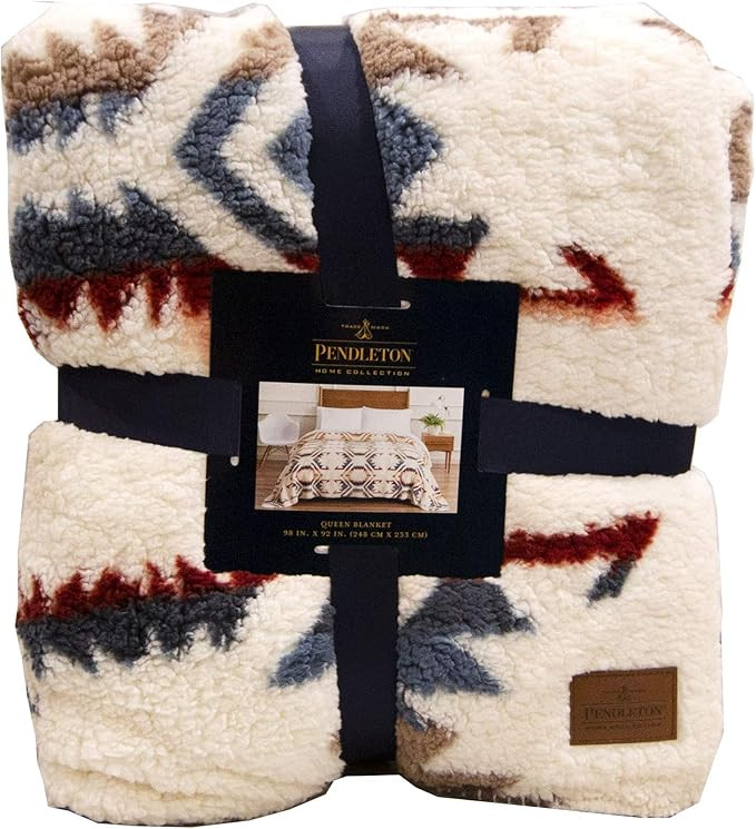 Pendleton Home Collection Twin Blanket - White Sand (Queen) | Amazon (US)