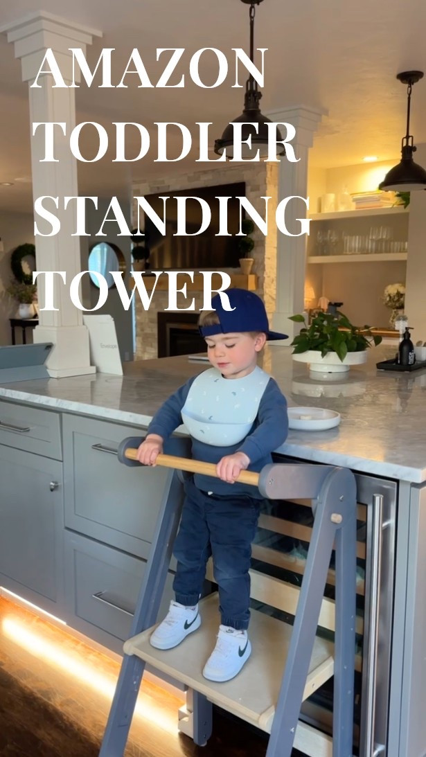 A link I get asked for a lot! This foldable standing tower for our toddler from Amazon is a staple in our home.

#LTKHome #LTKBaby #LTKFamily