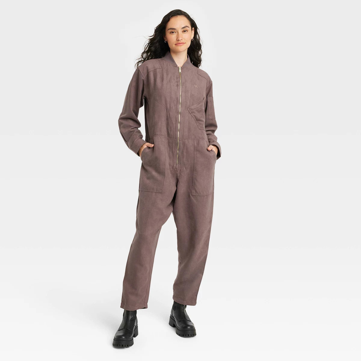 Houston White Adult Flight Jumpsuit - Brown | Target