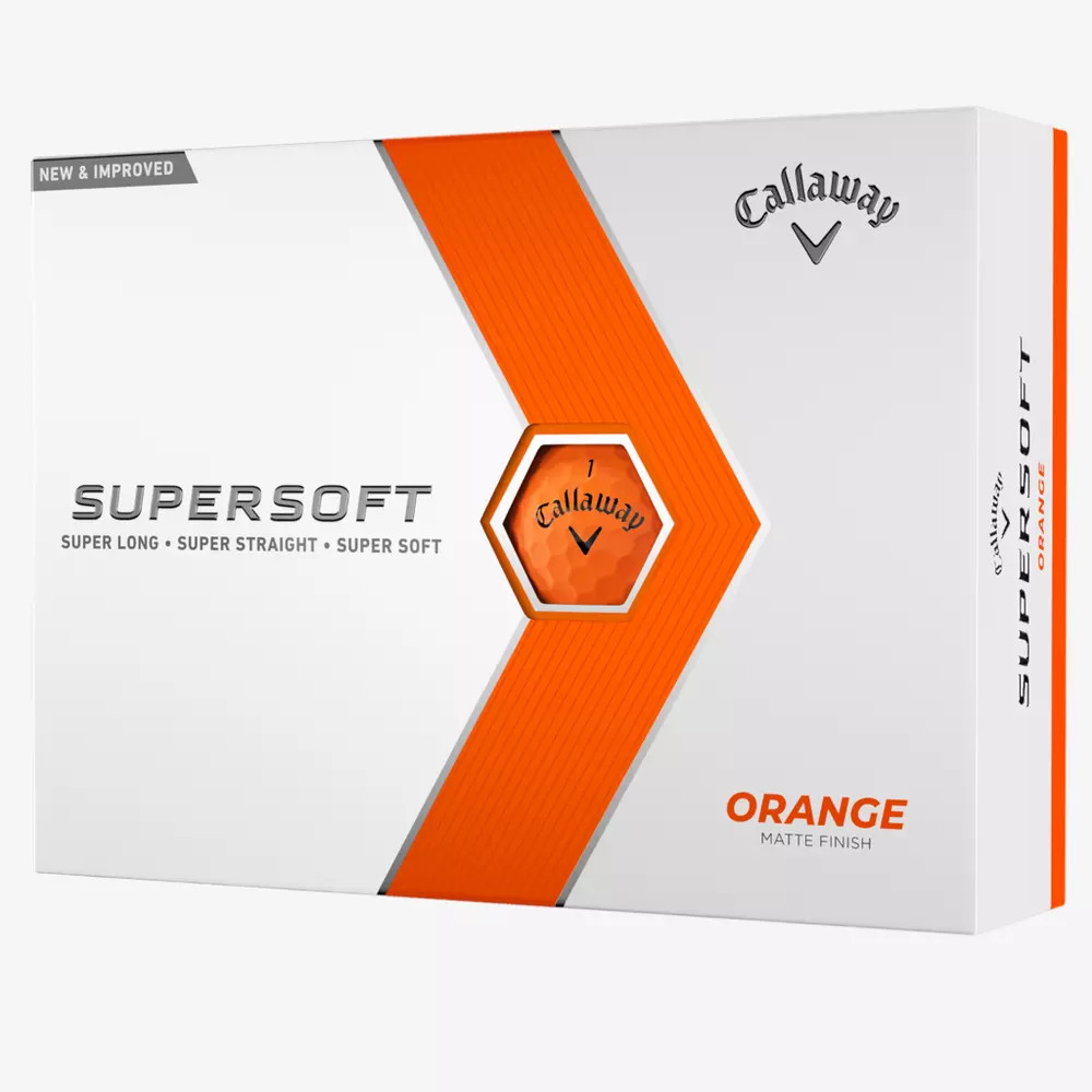 Supersoft 2023 Personalized Golf Balls, Orange - Callaway | PGA TOUR Superstore