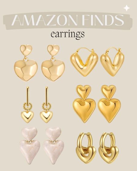 Amazon Finds: Earrings

#earrings #jewelry #forher #roundup #amazonfavorites #amazonfinds #amazonfashion #style #spring #specialevent #gold #mothersdaygift #hearts #heartearring #affordable 

#LTKSeasonal #LTKfindsunder100 #LTKfindsunder50