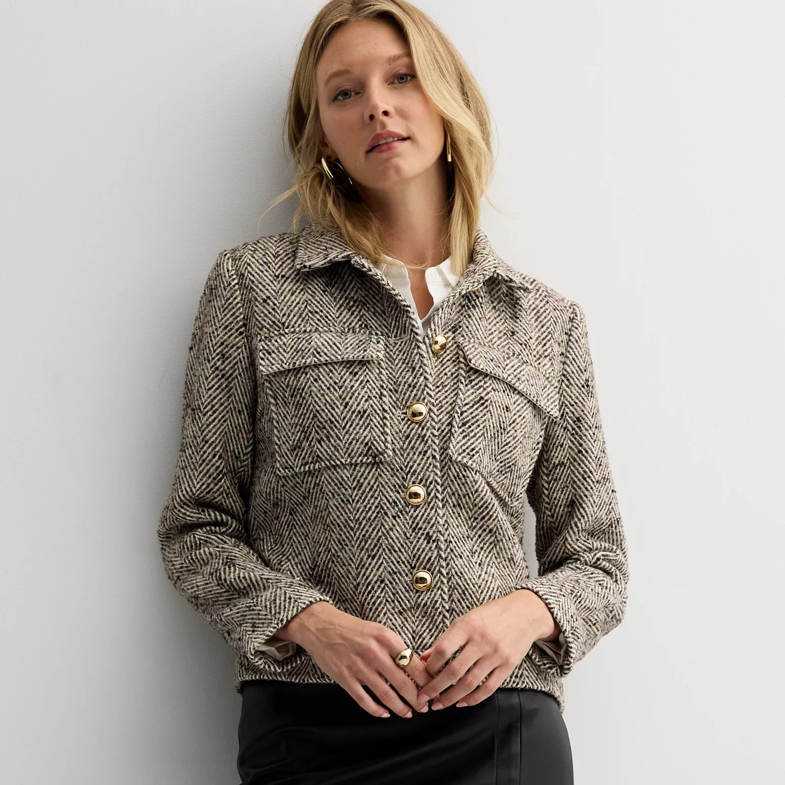 Women's Nine West Cropped Jacket | Kohl's