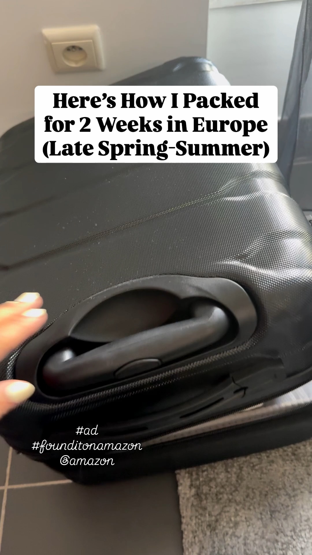 Here’s how I packed for 2 weeks in Europe with a carry-on:
my personal bag I used on the plane is a backpack which is so helpful. A ton of my packing essentials are part of the Amazon Spring Sale. I packed 

9 Dresses
2 pairs Linen Pants
5 Tops(3 Tank Tops, 1 linen button down, 
1 light sweatshirt)
2 Skirts
3 Sleep Sets
3 Cardigans
4 Pairs of Shoes
2 crossbody bags
1 Swimsuit
1 Swim Coverup
2 Hats

#LTKTravel #LTKOver40 #LTKPetite