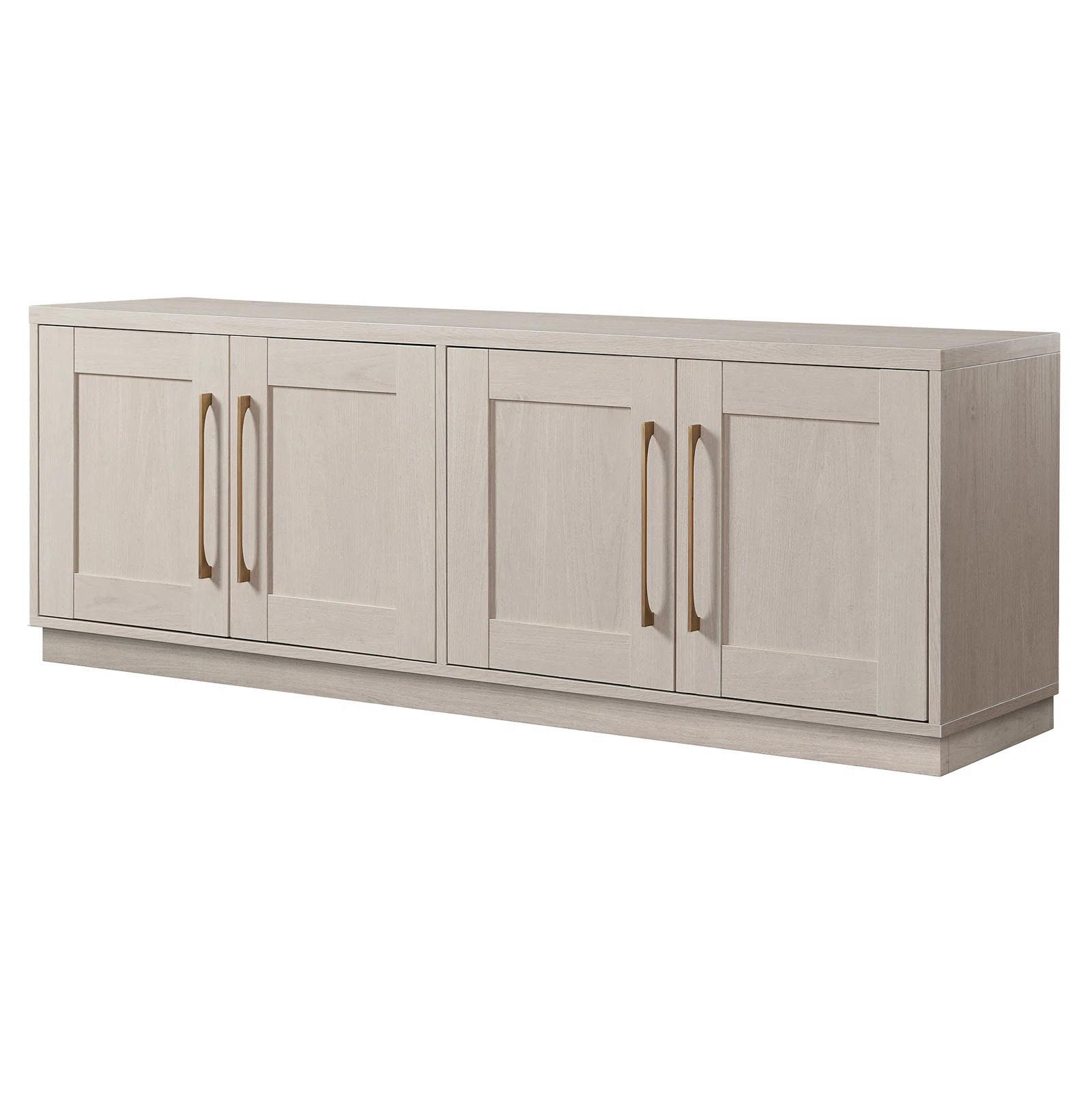 Tillman Rectangular TV Stand for TV's up to 75" in Alder White | Wayfair North America