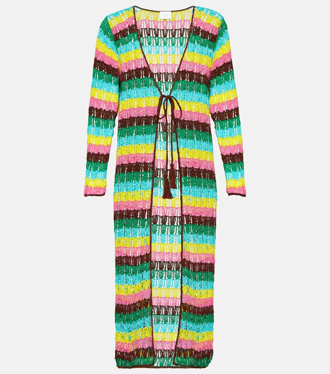 Striped crochet cotton beach cover-up | Mytheresa (US/CA)