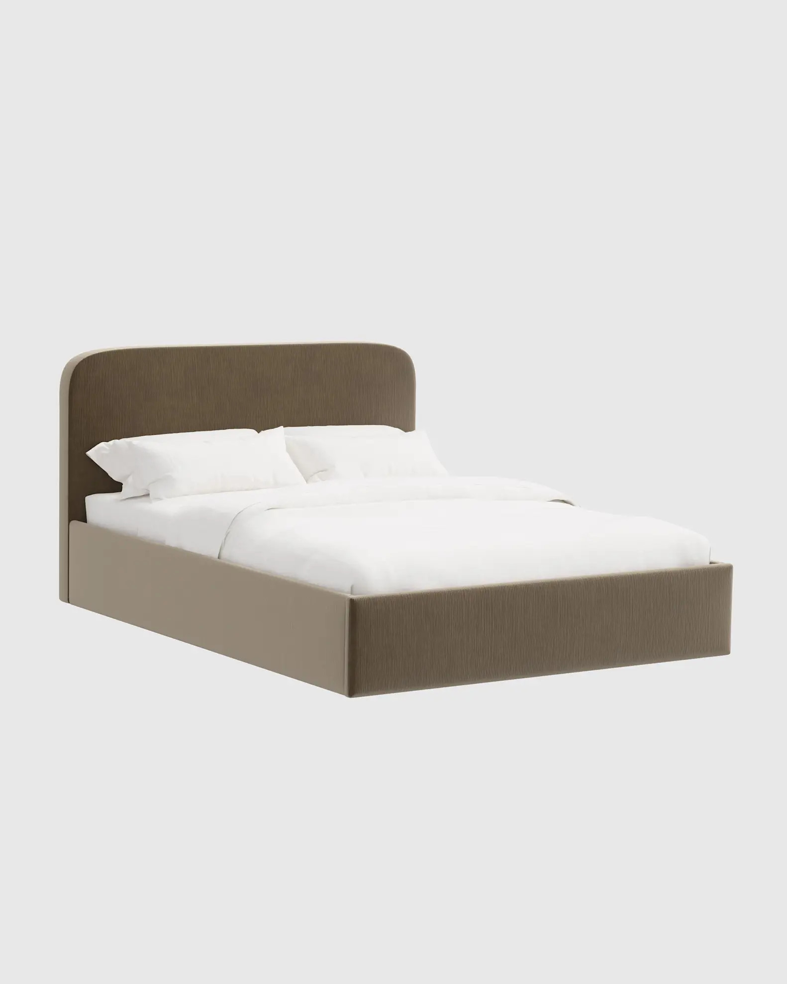 Performance Velvet Curved Bed 40" | Quince