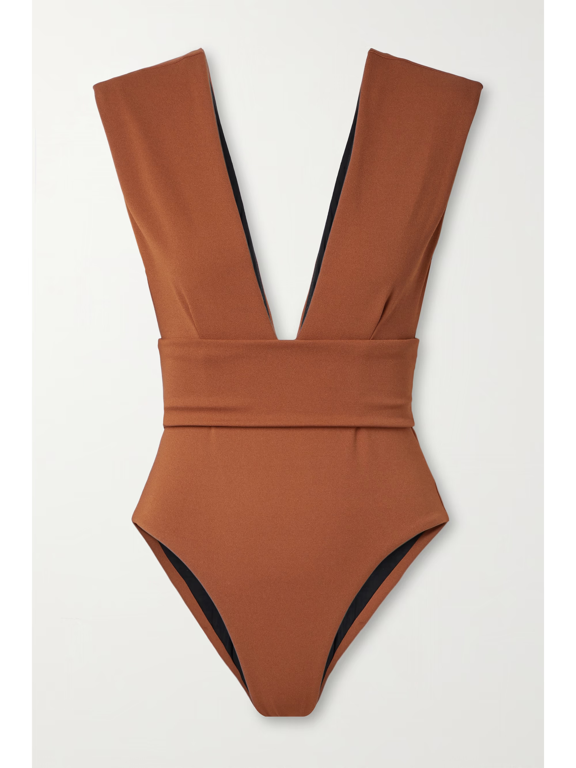 Isabel stretch-crepe swimsuit | NET-A-PORTER (US)