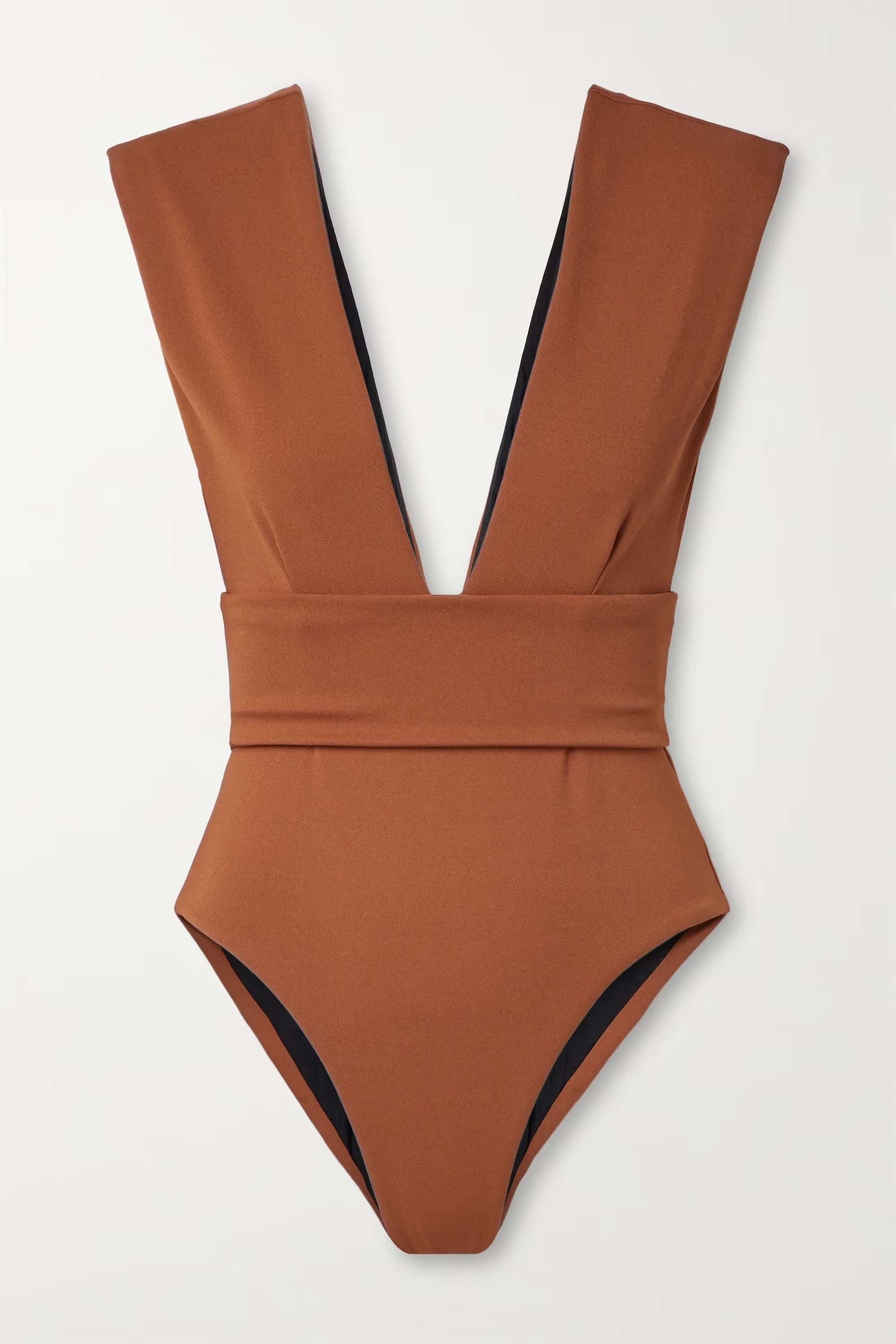 Isabel stretch-crepe swimsuit | NET-A-PORTER (US)