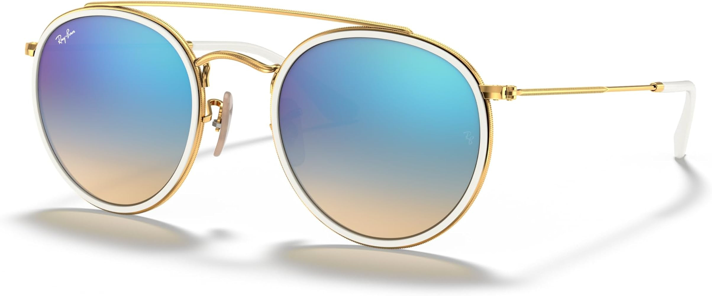 Ray-Ban Rb3647n Double Bridge Round Sunglasses | Amazon (US)