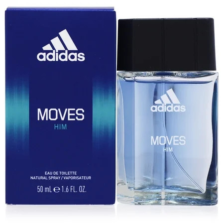 Adidas Moves for Him Eau de Toilette Spray for Men, 1.7 fl oz, Long Lasting, Sporty Fragrance | Walmart (US)