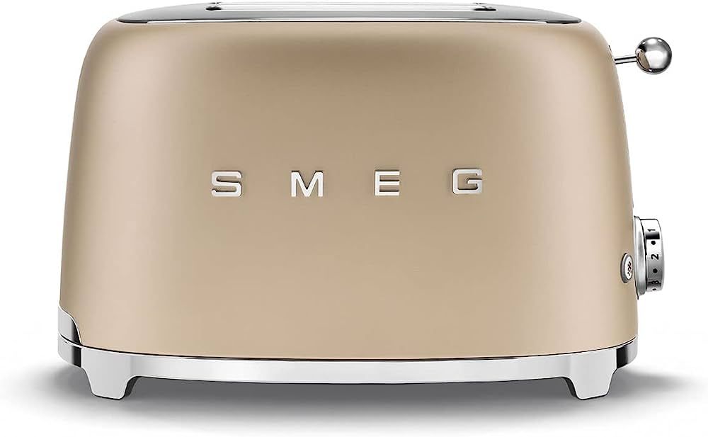 SMEG 2 Slice Retro Toaster (Matte Champagne) | Amazon (US)