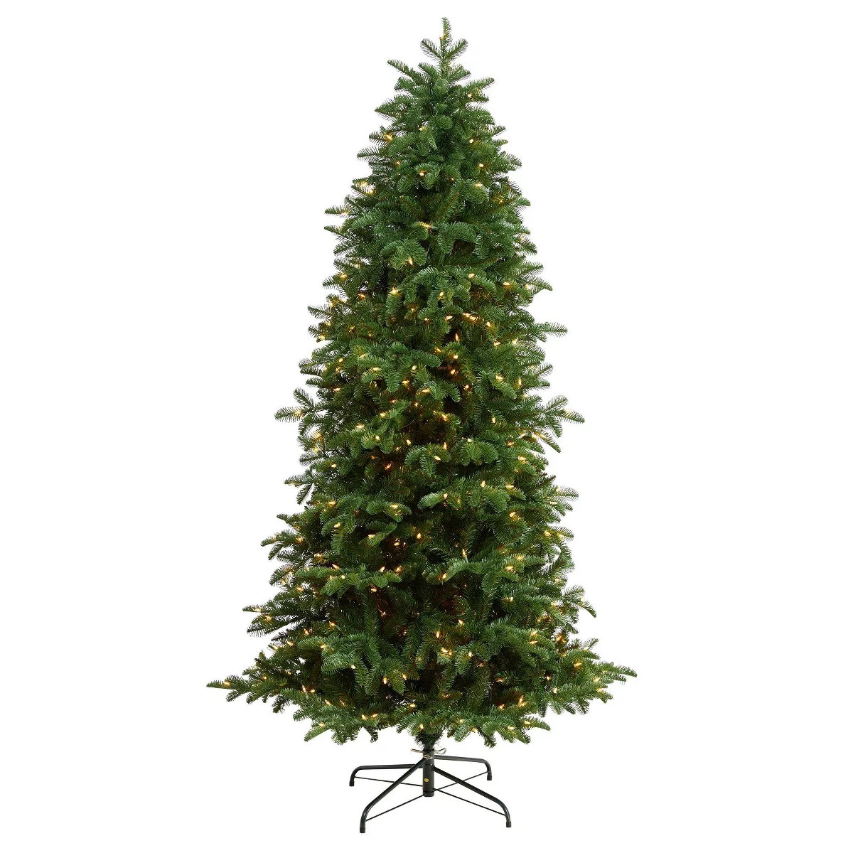 Nearly Natural 7-ft South Carolina Fir Artificial Christmas Tree with 550 Clear LED Lights and 20... | Target
