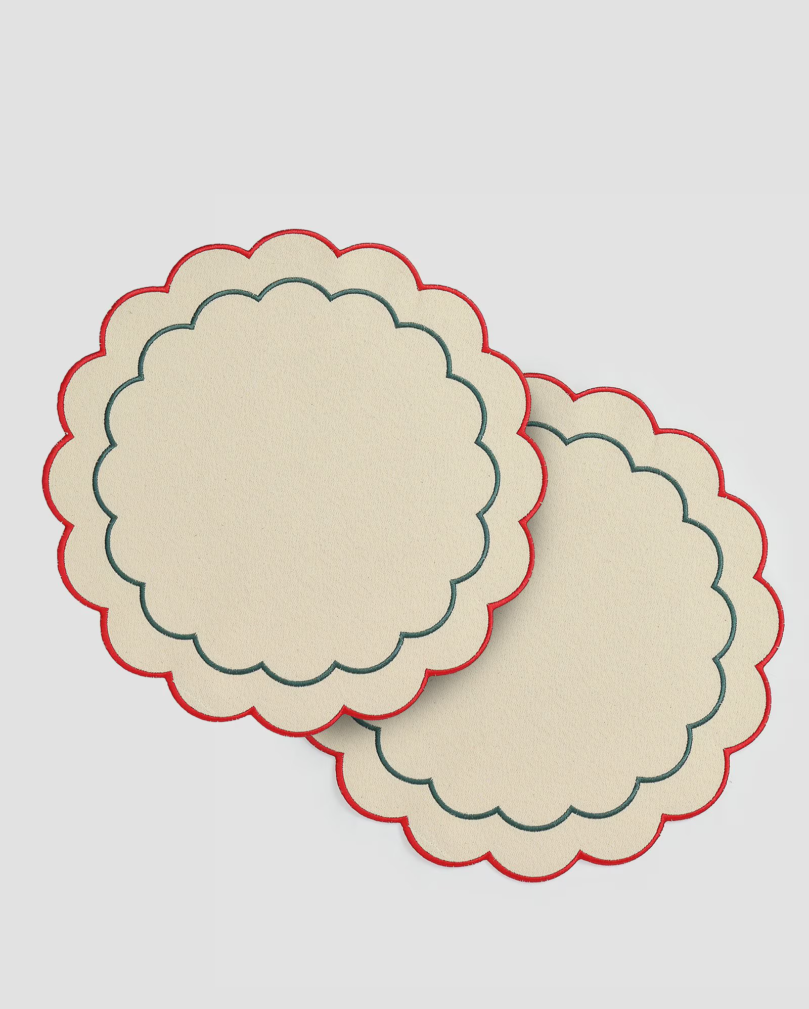 Jogo americano 2 peças natalino bege | Casa Riachuelo | Riachuelo (BR)