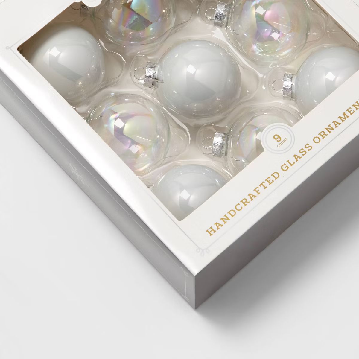 9ct Round Glass Christmas Tree Ornament Set - Wondershop™ | Target