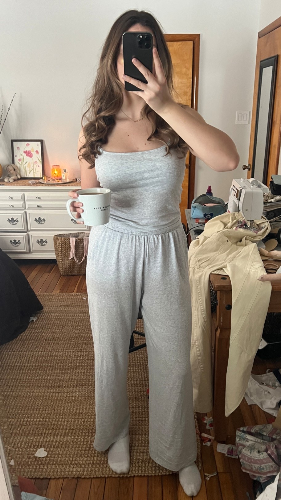 sewing chaos 😆 GRWM!

This is my morning routine cleaning up in my Abercrombie lounge set! This set is seriously so soft and cozy, and it stretches in a million directions so it’s good for both loungewear and as pajamas! 

Also using my Terez and Honor 24 k gold gel eye patches for some self care to wake up with brighter under eyes! 💐

Kitsch as always for my heatless curls, although I’m using the regular rod now and using heatless methods my hair has grown a tonnnn 😅 it might be time to move on to the one for long hair because I’m at the end of the rod haha!

#LTKmorningroutine #LTKgrwm #LTKselfcare