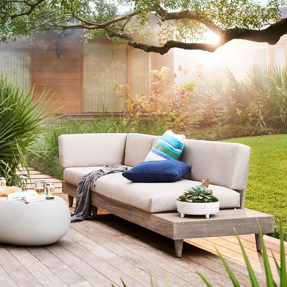 Modular - Portside Low Outdoor Sectional | West Elm (US)