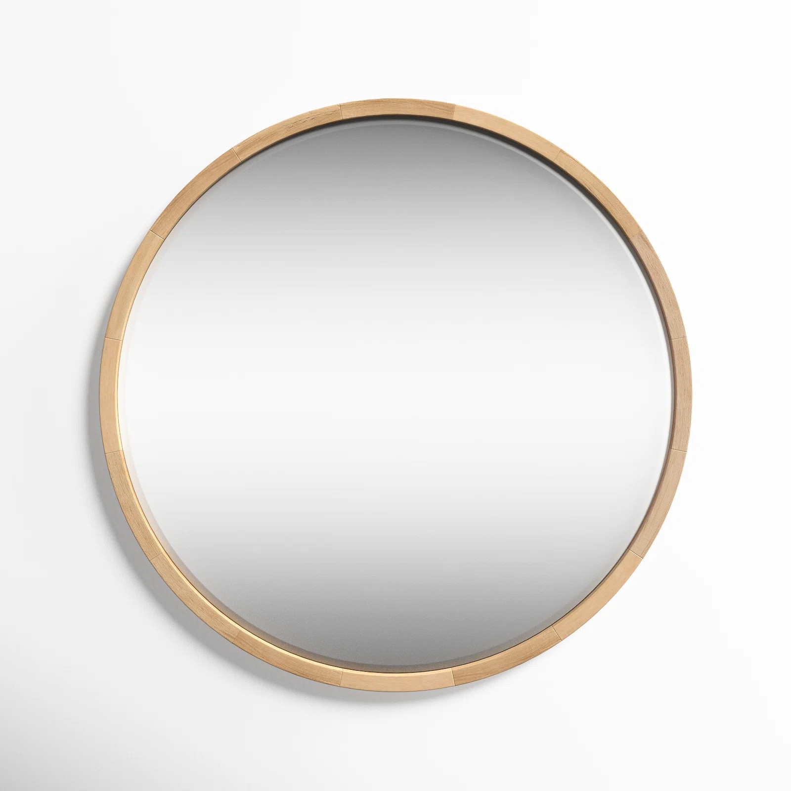 Glover Solid Wood Round Wall Mirror | Wayfair North America