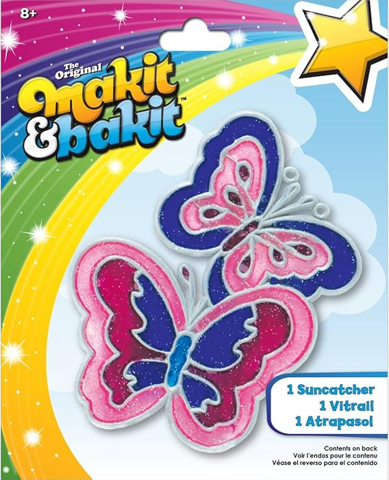 Makeit Bakeit Suncatcher Glitter Butterflies | Amazon (US)