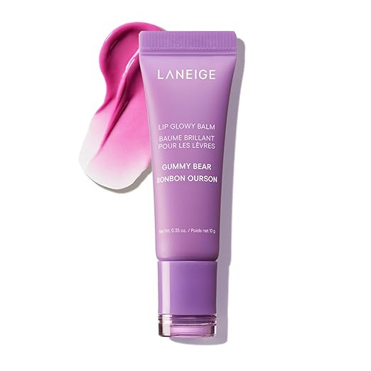 LANEIGE Lip Glowy Balm: Sheer Tinted Lip Moisturizer with Shea Butter, for Hydrating Shine & Soft... | Amazon (US)