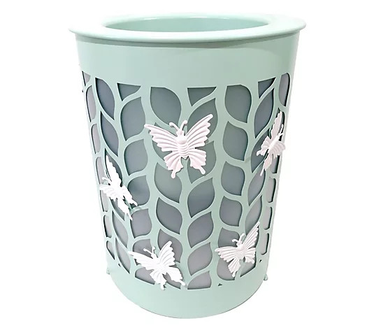 Make Your Selection: Temp-tations Outdoors 16.5" Illuminated Planter w/ Magnet Icons | QVC