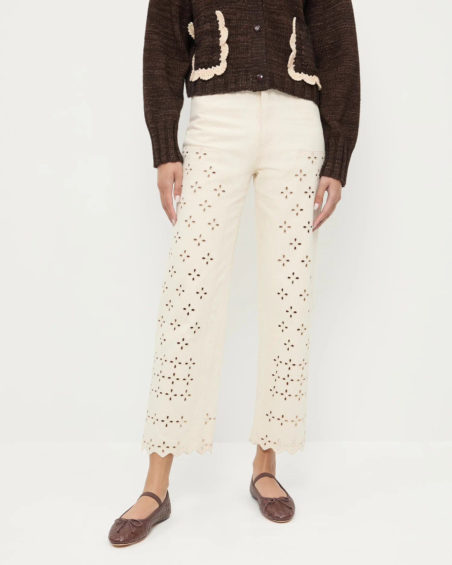 Demi Embroidered Pant | Loeffler Randall