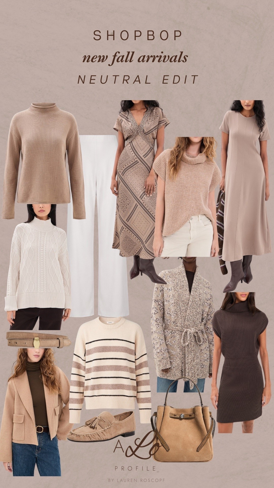 Shopbop New Fall Arrivals: Neutral Edit // fall outfit, fall fashion, fall style, fall transition, transitional fall outfit, fall collection, fall outfit ideas, fall inspo, fall wardrobe, outfits for fall, trending fall colors, fall color trends