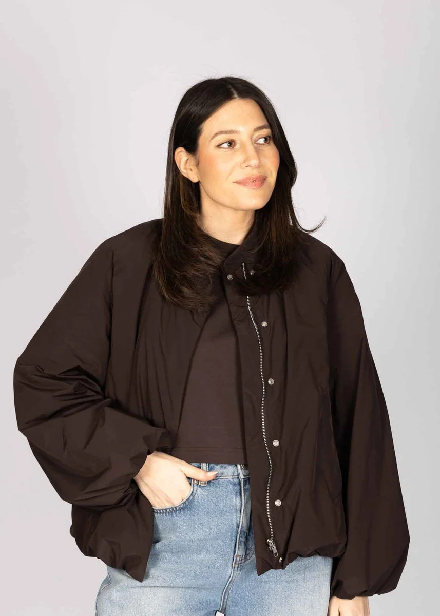 THE BOMBER JACKET - CHOCOLATE BROWN | WAT The Brand
