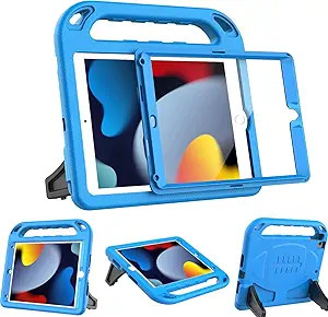 BMOUO Kids Case for iPad 9th/8th/7th Generation (iPad 10.2 Inch, 2021/2020/2019) with Built-in Sc... | Amazon (US)