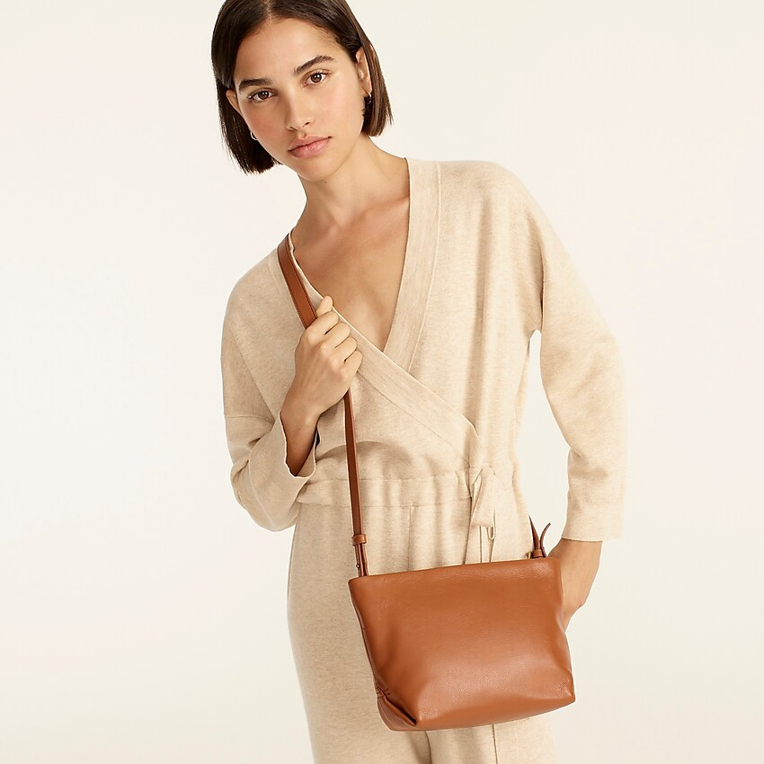 Oslo soft leather crossbody bag | J. Crew US