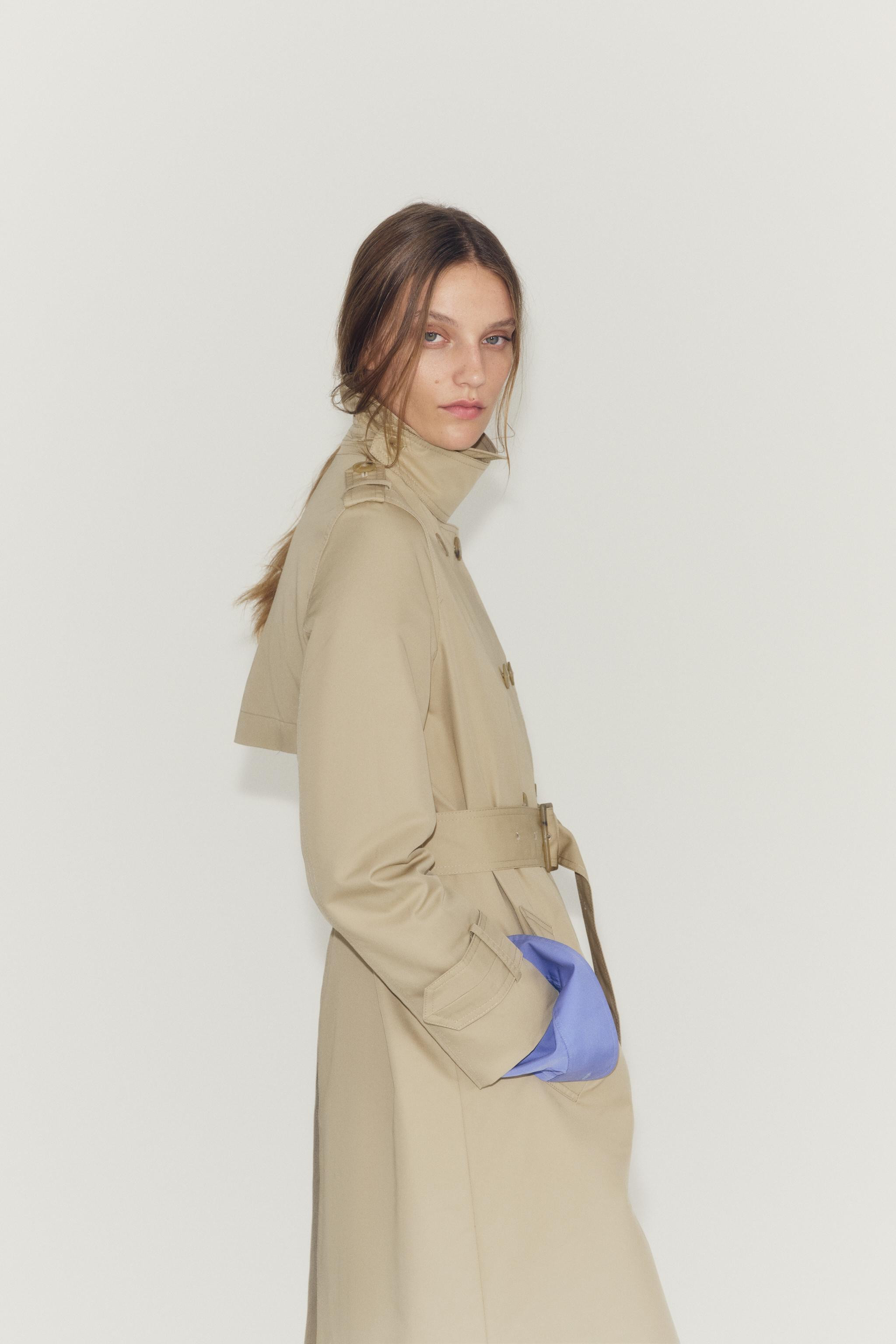 WATER-REPELLENT BELTED TRENCH COAT ZW COLLECTION | Zara US